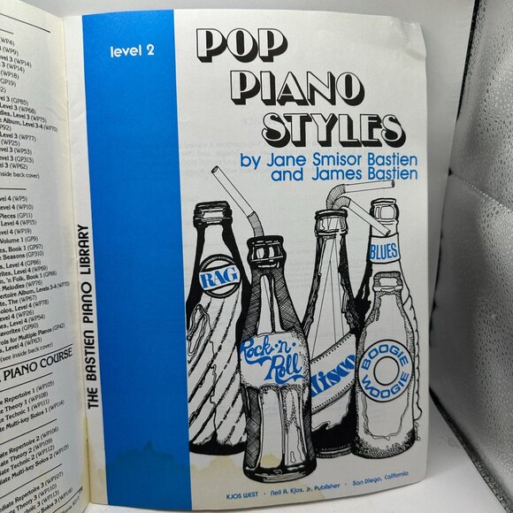 Pop Piano Styles Level 2 By Jane Smisor Bastien & James Bastien Music Book - Picture 4 of 6